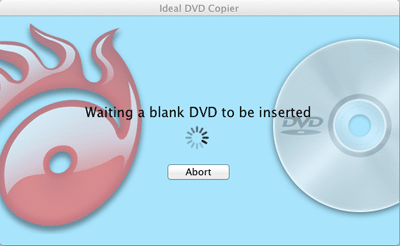 insert blank dvd to burn on mac